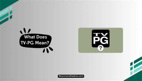 what does tv pg means